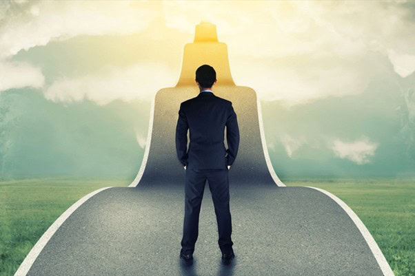 Illustration of rising for a bright business future from a failed venture. Image from Shutterstock